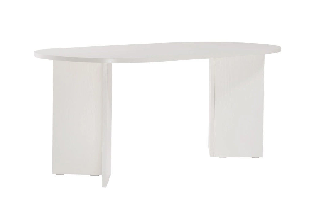 Tavolo da pranzo in legno "Sablin" - 180 x 89 x 75 cm - Legno bianco
