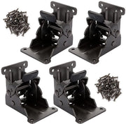 Sostegno per tavolo 90 gradi - Tavola ripiegabile - Blocco automatico - Supporto metallico - Acciaio inossidabile - Sostegno fino a 226 kg - Accessori per mobili