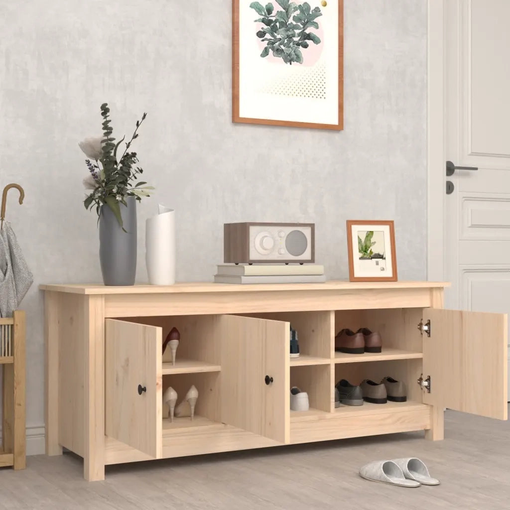 Scarpiera | Mobile per scarpe 110x38x45,5 cm in Legno Massello di Pino