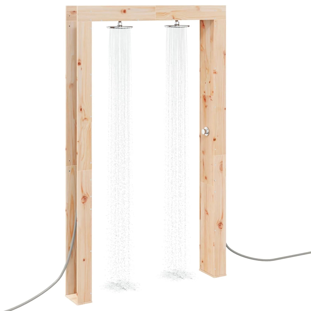 Doccia da esterno Naturale 137 x 23 x 226 cm CFW6020065