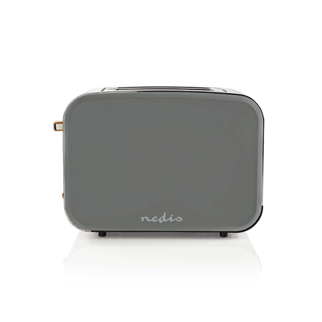 Tostapane con 6 livelli di tostatura 900W Argento Nedis