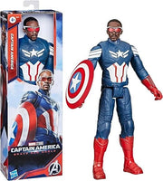 EIC Marvel Studios Brave New World, Titan Hero Series, Action Figure di Captain America,Hasbro,Eta 4+