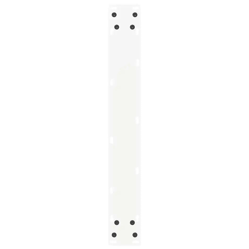 Gambe per tavolo da bar a forma di U 2 pz bianche 60x(110-111) cm in acciaio 4013249