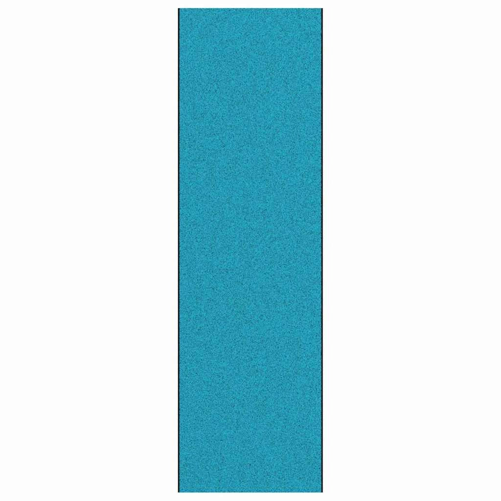 Zerbino d'ingresso moderno rettangolare per interni/esterni 120 x 400 cm resistente antiscivolo in poliammide ciano 02_0057954