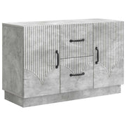 Credenza Grigio Cemento 89 x 34,5 x 57 cm Legno ingegnerizzato 895348