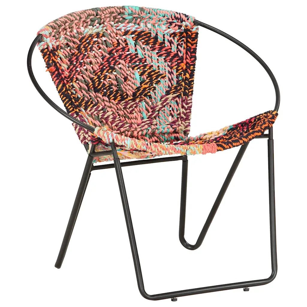 Sedia Acapulco Multicolore in Tessuto Chindi