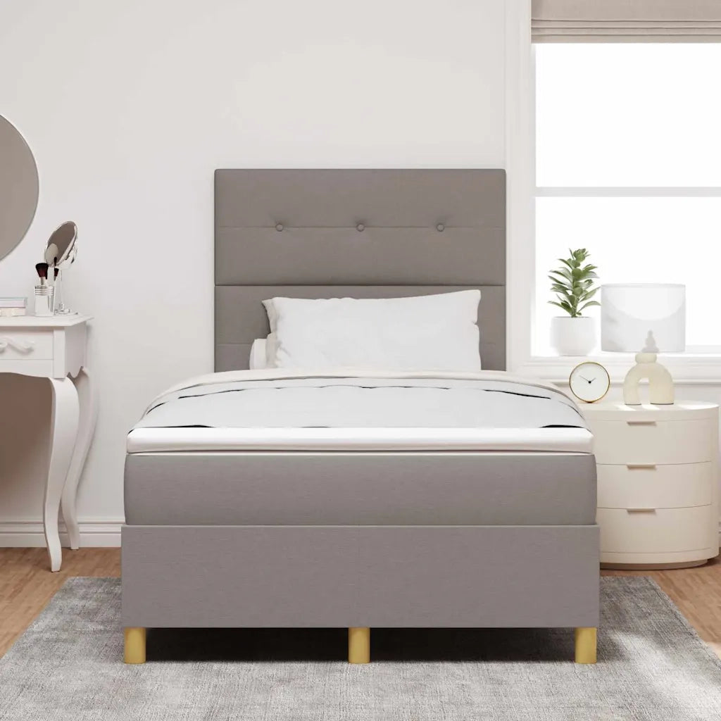 Letto a molle con materasso Talpa 120 x 190 cm Tessuto 3339606