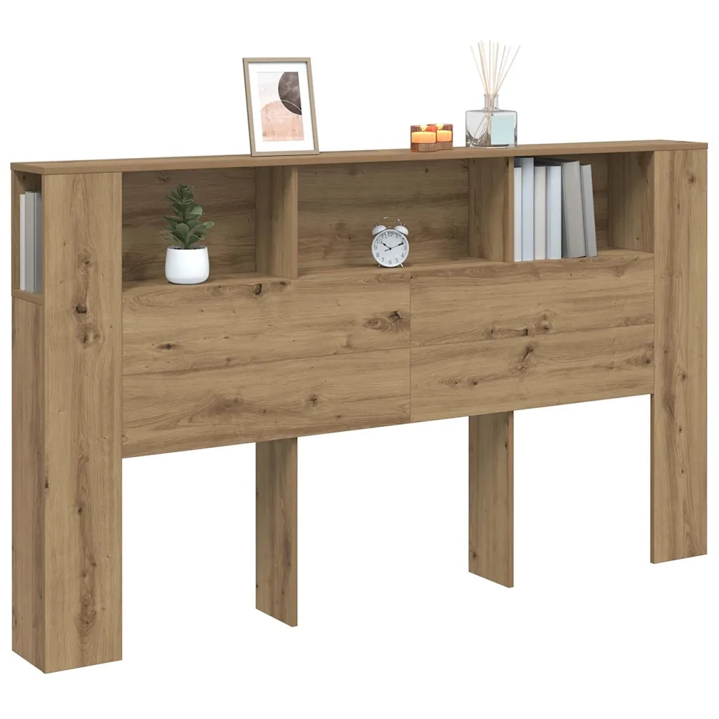 Testiera | Testata Contenitore Rovere 180x18,5x102,5 cm Legno Multistrato