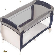 Materasso per lettino da campeggio - universale, lavabile e resistente - grigio