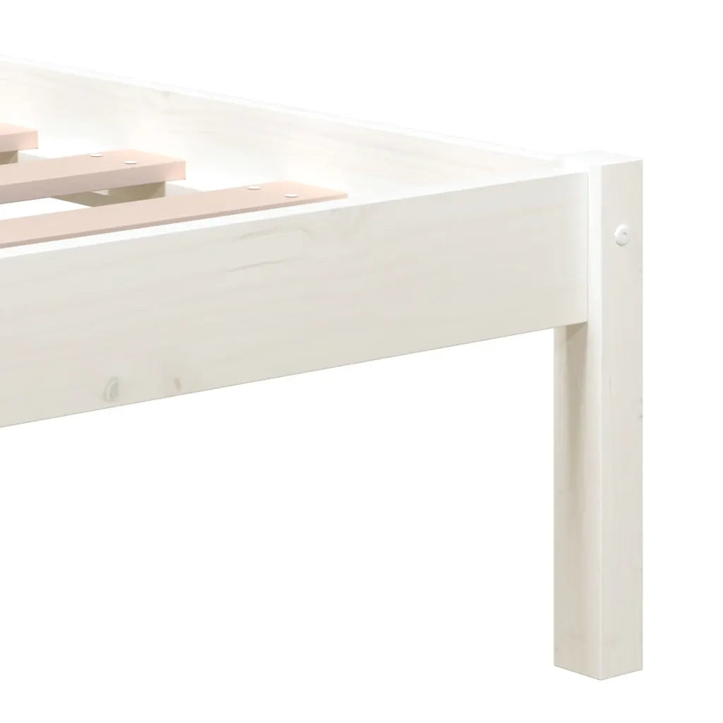 Giroletto Bianco 150x200 cm King in Legno Massello 3101224