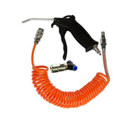 Trade Shop - Tubo Aria Compressa Flessibile Per Compressore 5mt + Pistola Soffiaggio -
