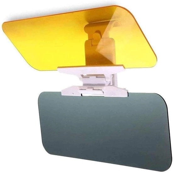 Estensione di zanzariera per auto - Zanzariera per auto - Antidazzle e visibilità notturna - Giallo - Regolabile zanzariera - Adatto a tutti i veicoli