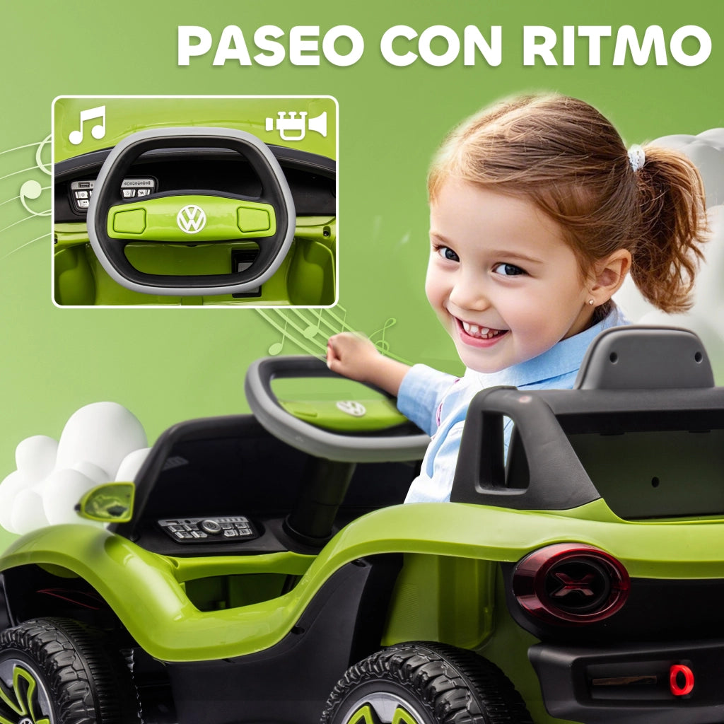 Auto Elettrica per Bambini Volkswagen E-Buggy 12V ¨C Zephmum ¨C Verde con Telecomando