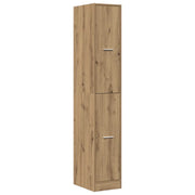 Mobiletto da farmacia classico con 4 cassetti 30 x 41 x 174,5 cm pratico per riporre oggetti in ufficio finitura in rovere ingegnerizzato realizzato artigianalmente 02_0055657