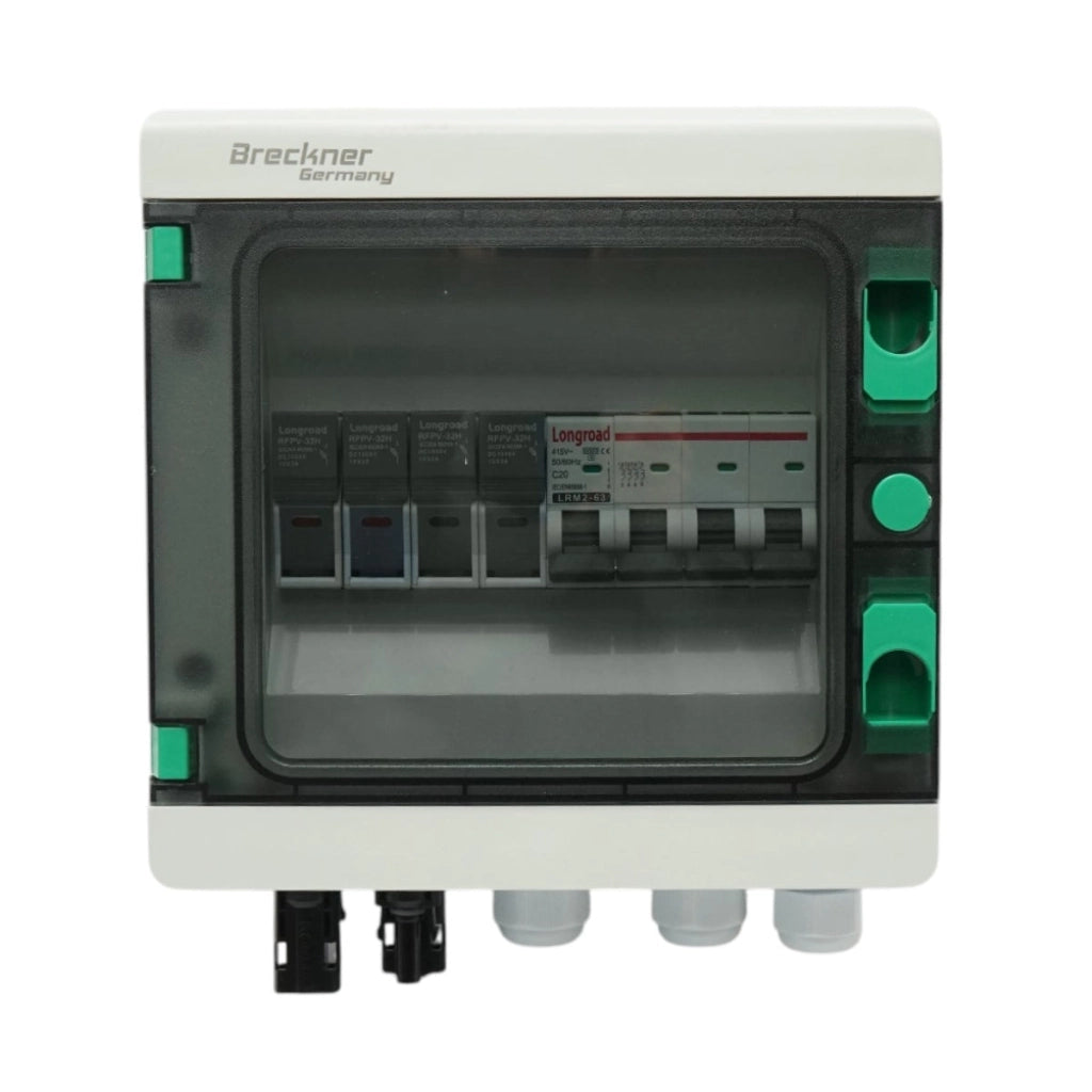 Quadro portafusibili a 8 moduli, dotato di trifase per impianti da 5-10KW Breckner Germany