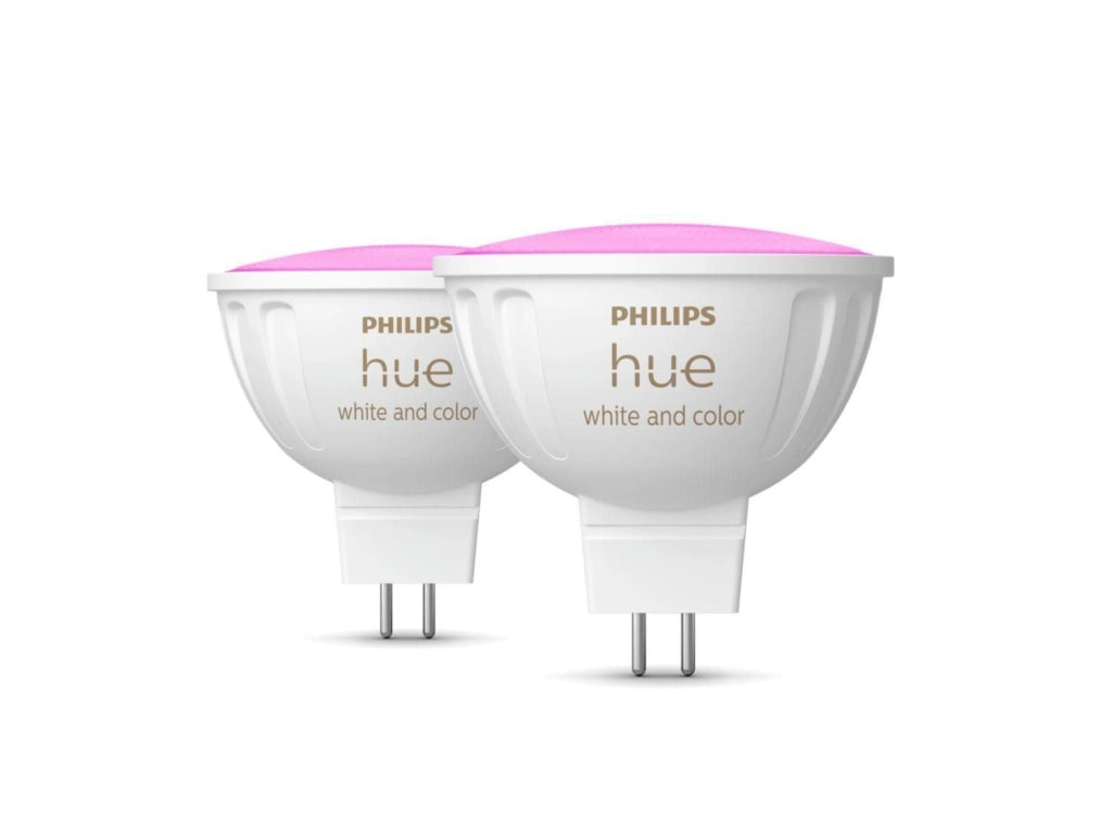 Philips by Signify 8719514491649 Hue White and Color Ambiance Faretto LED connesso 2 pezzi 6,3 W 400 lm GU5.3 12 V colore Bianco