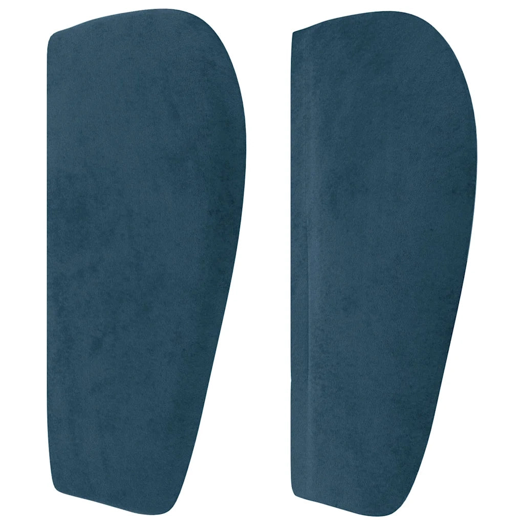Testiera ad Orecchio Blu Scuro 103x23x78/88 cm in Velluto 3117624