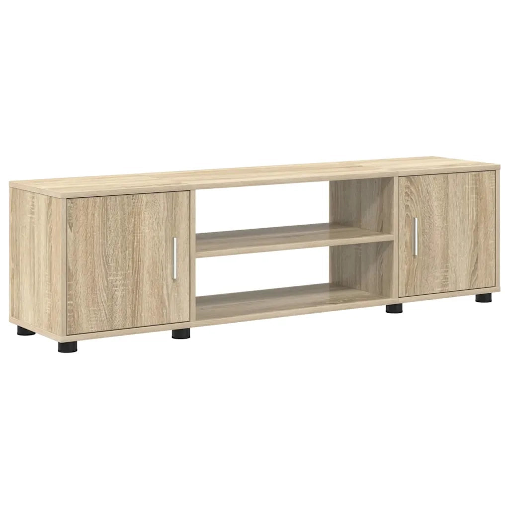 vidaXL Set di mobile TV da 4 pezzi 4 pcs rovere sonoma