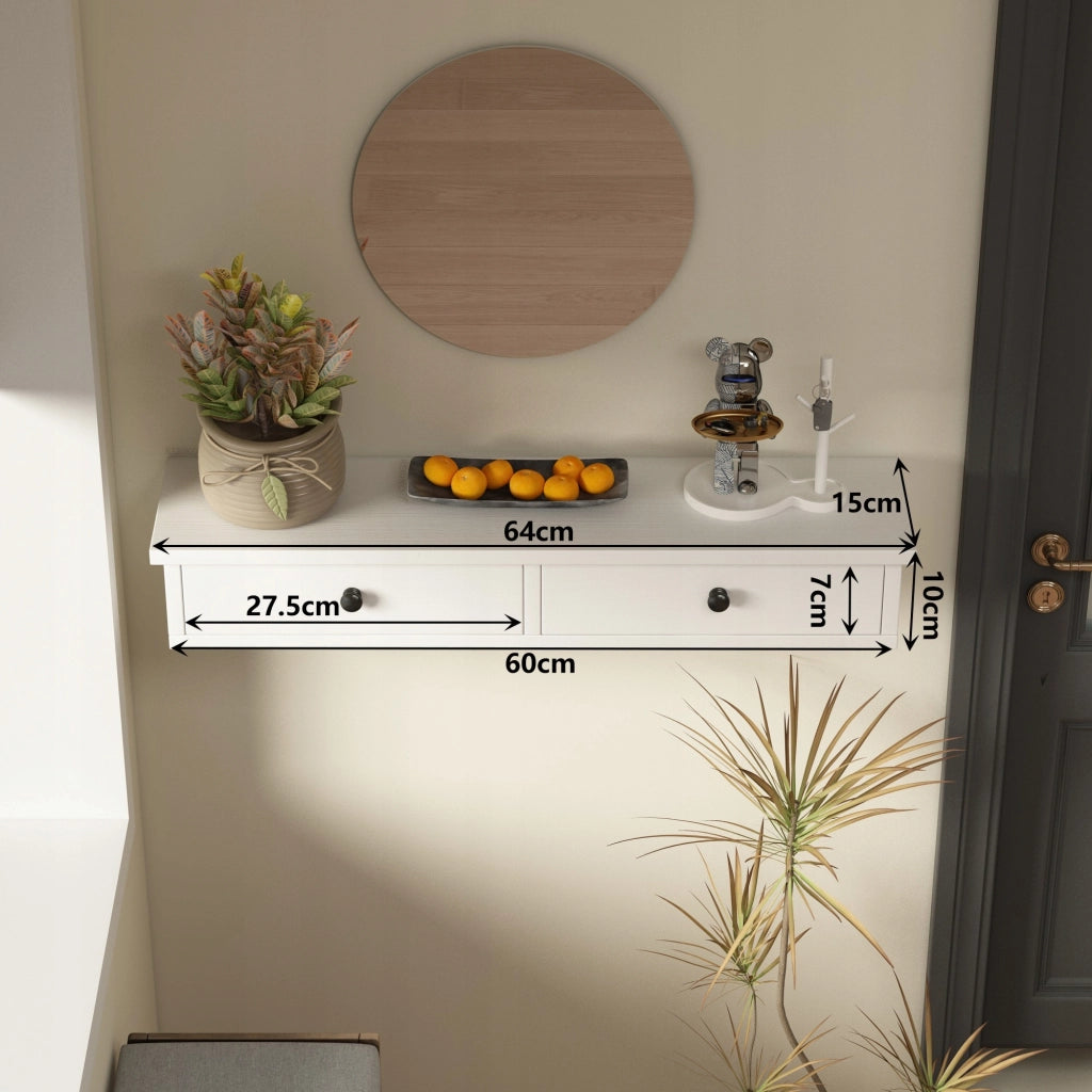 Mensola a muro – Bianca, Moderna, Stile Loft