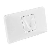 PLACCA 1 TASTO PER CASSETTA INCASSO MODELLO COLANI BIANCA   GROHE S.P.A.