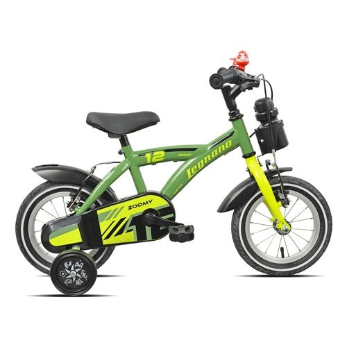 Bicicletta legnano 26l9900v bimbo con rotelle green e light green glos