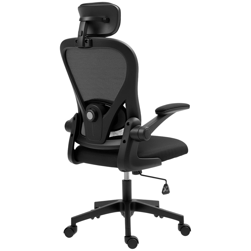 Sedia da ufficio in rete ¨C zephmum ¨C regolabile in altezza, nero