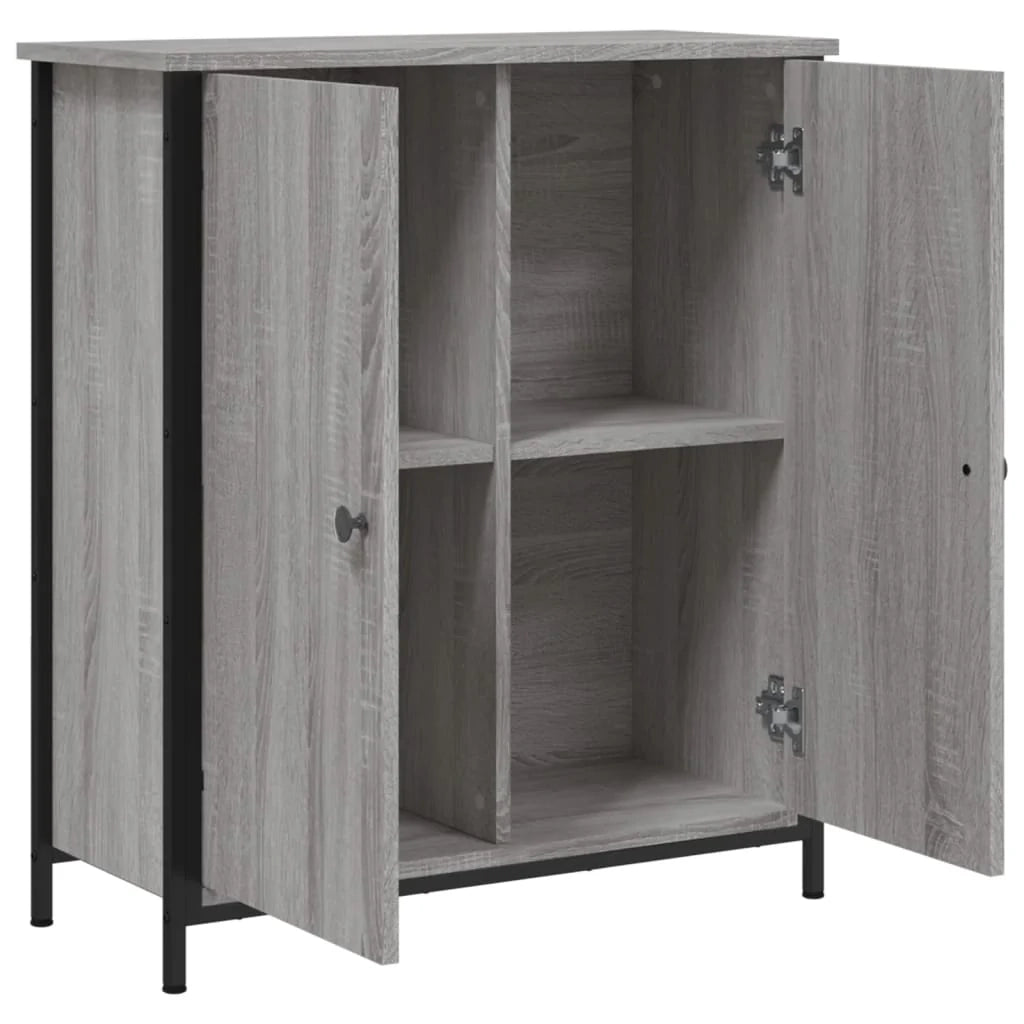 Credenza buffet cassettiera mobile contenitore organizer cucina soggiorno salonsonoma 70 x 30 x 80 cm pannelli compositi grigio 02_0036503