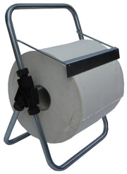 Porta Rotolo a Cavalletto da Banco per Carta Asciugamani Multiuso 30 cm in Acciaio 8055E Agrati
