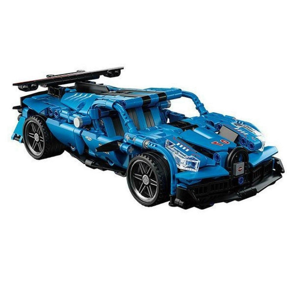Trade Shop - Costruzioni Mattoncini 521 + Pezzi Auto Sportiva Compatibile Q-jm802 -
