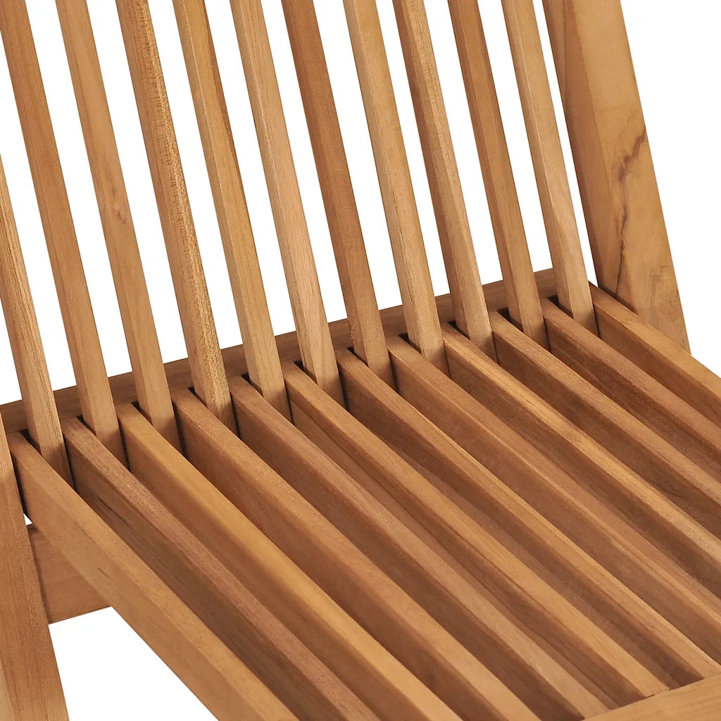Set da Pranzo Pieghevole per Esterni 5pz Legno Massello di Teak 3096571