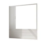 Box Sopravasca a Soffietto Nicchia Apertura Laterale Forte 170 cm a 140