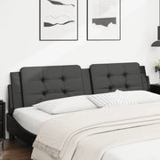 Cuscino Testiera Nero 200 cm in Similpelle