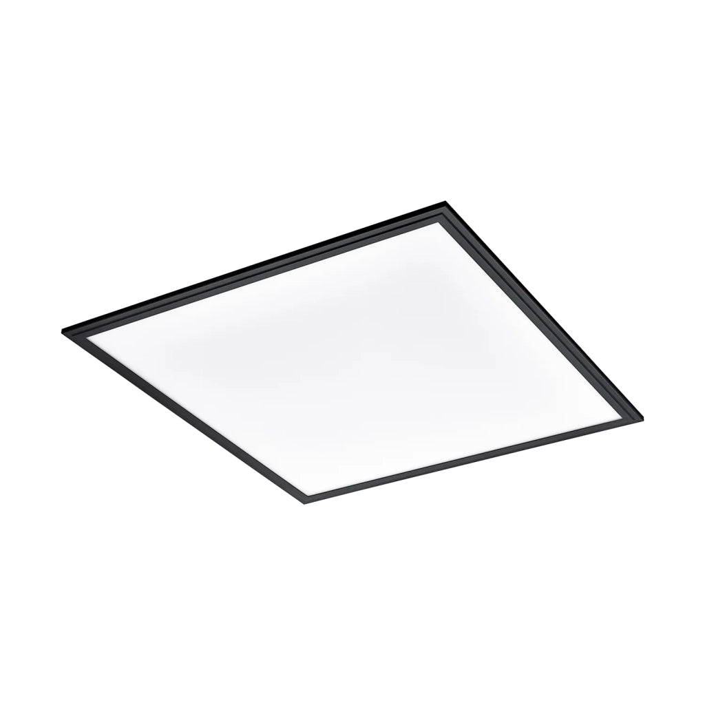 Plafoniera Moderna Salobrena 1 Alluminio Nero Led Integrato 33W