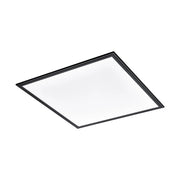 Plafoniera Moderna Salobrena 1 Alluminio Nero Led Integrato 33W