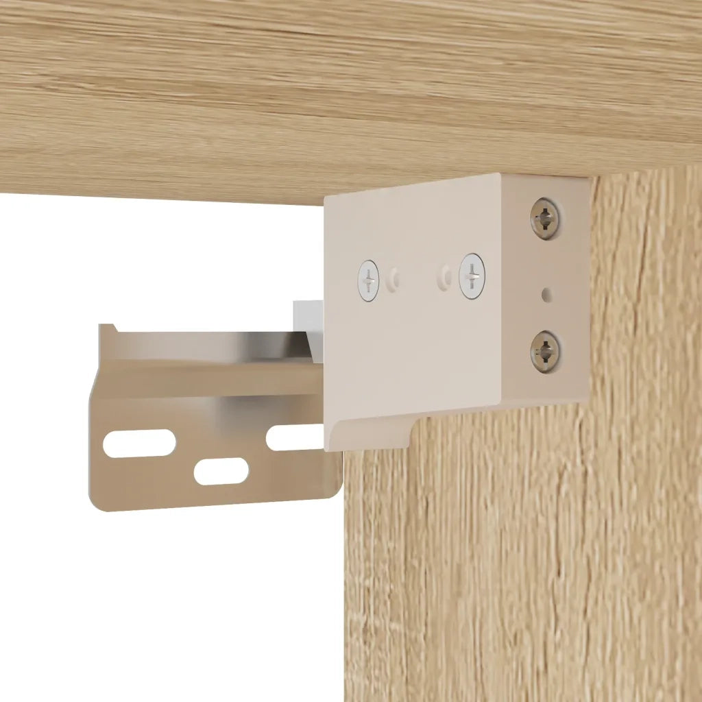 Armadietti a Parete 2 pz Rovere Sonoma in Legno Multistrato CFW2337386