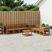 Set di divani da esterno 7 pcs Naturale
