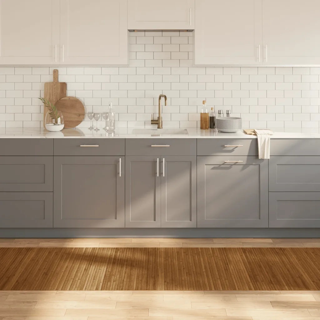 Tappeto Rettangolare Marrone 80x500 cm in BambÃ¹