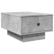 Tavolino da salotto | Tavolino da caff¨¨ | Tavolino da Soggiorno Grigio Cemento 60x45x31cm Legno Multistrato