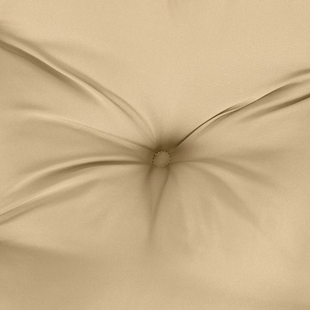 Cuscini Sedia Schiena Bassa 4 pz Beige MÃ©lange 100x50x7 Tessuto