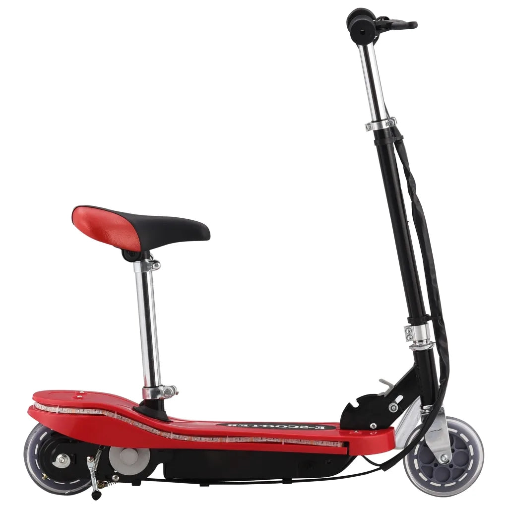 Monopattino con Sella e LED 120 W Rosso 91961