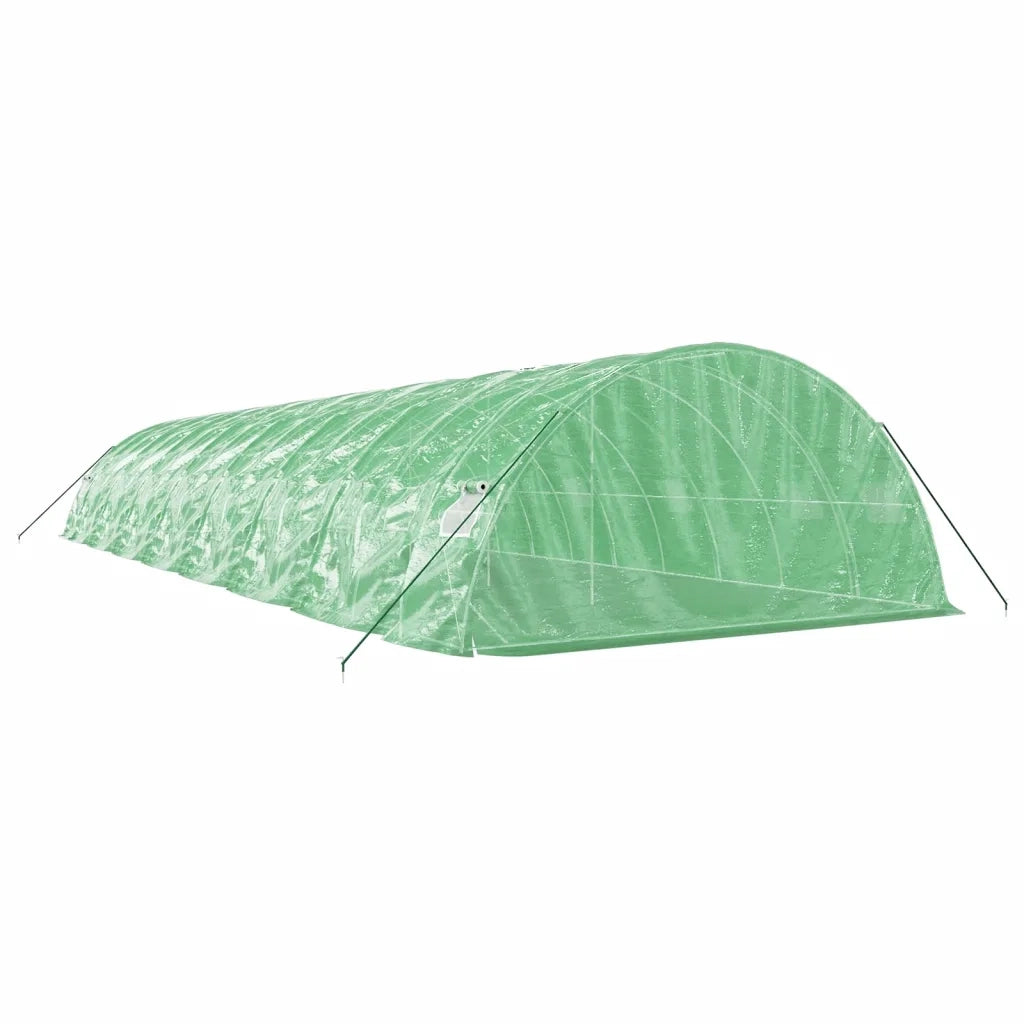 Serra con Telaio in Acciaio Verde 80 mÂ² 16x5x2,3 m