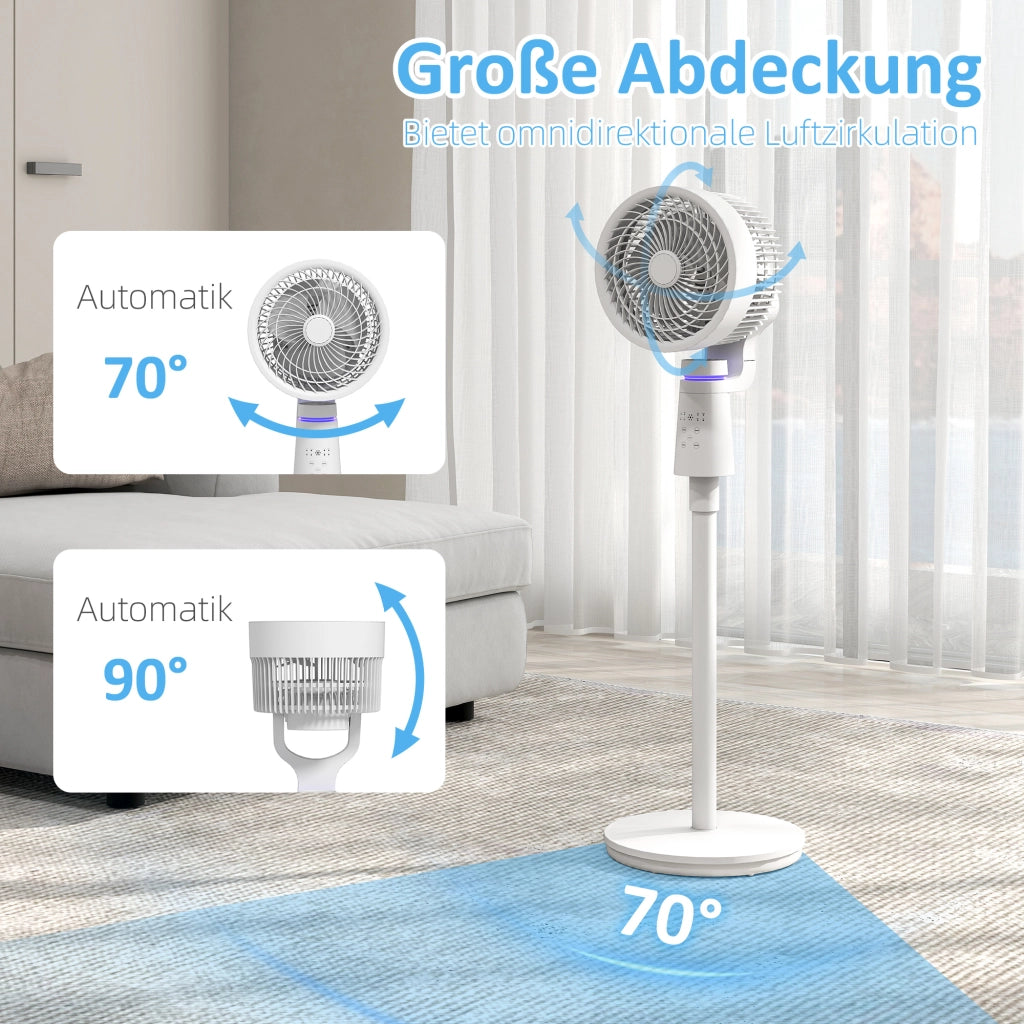 Ventilatore da terra a torre oscillante con telecomando e timer ¨C zephmum ¨C 3 velocit¨¤