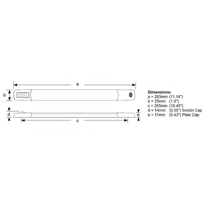 STRIP LED BIANCO/ROSSO 24V