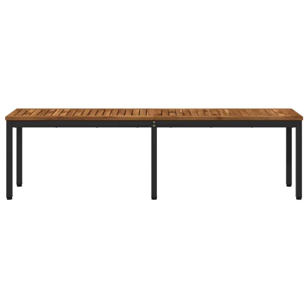Panchina da giardino 161 x 35 x 45 cm Legno di Acacia Massello 901298