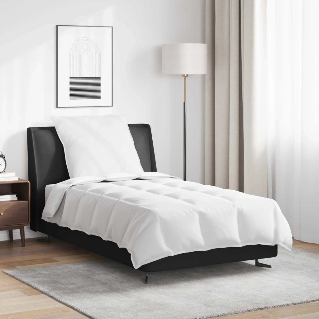 Duvet 2-in-1 con cuscino 2 pcs Bianco Piuma d'anatra 3376368