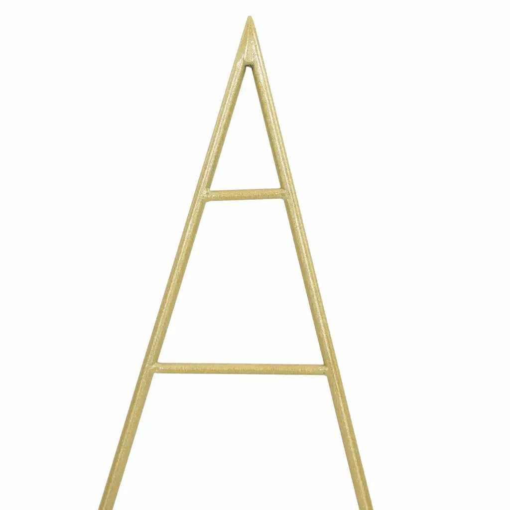 Albero di Natale in metallo con supporto-Decorazioni natalizie Oro 60 cm 368162