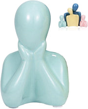Ornamenti ceramici per una famiglia di quattro (Green Boy)