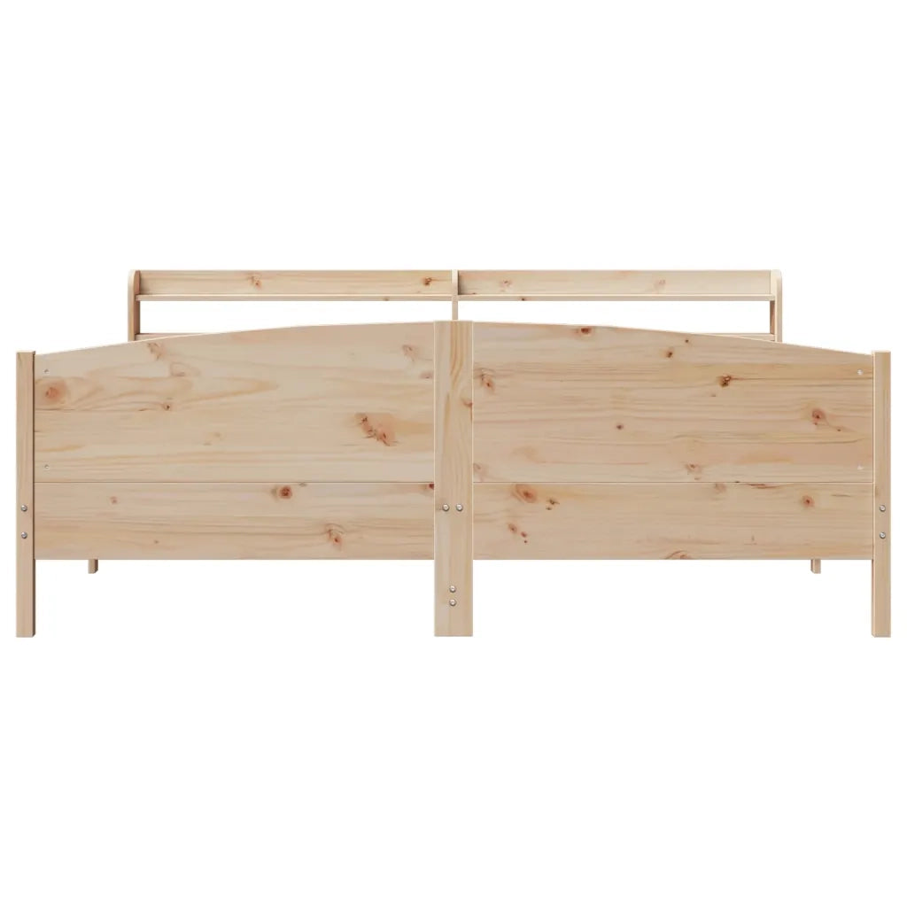 Letto senza Materasso 200x200 cm in Legno Massello di Pino 3306954
