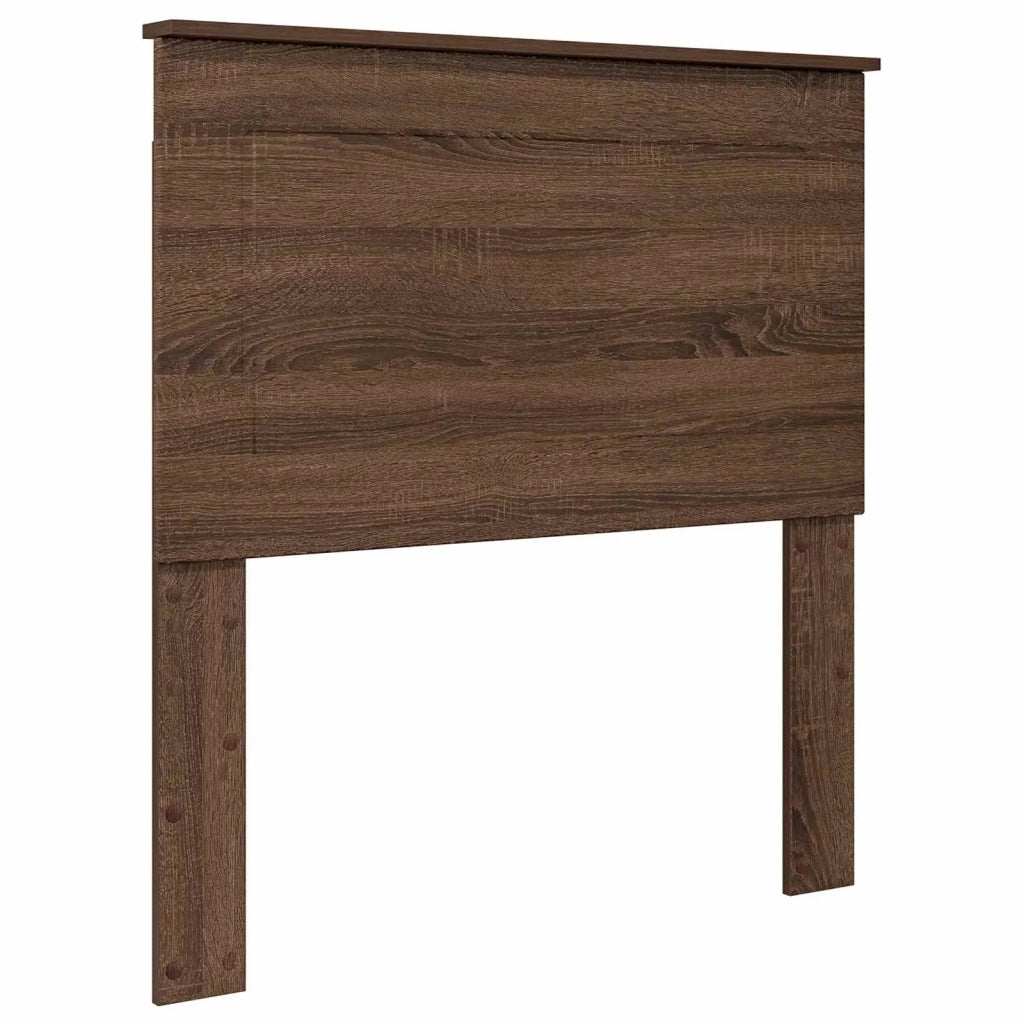 Struttura del letto Rovere Marrone 75 x 190 cm Pino massello