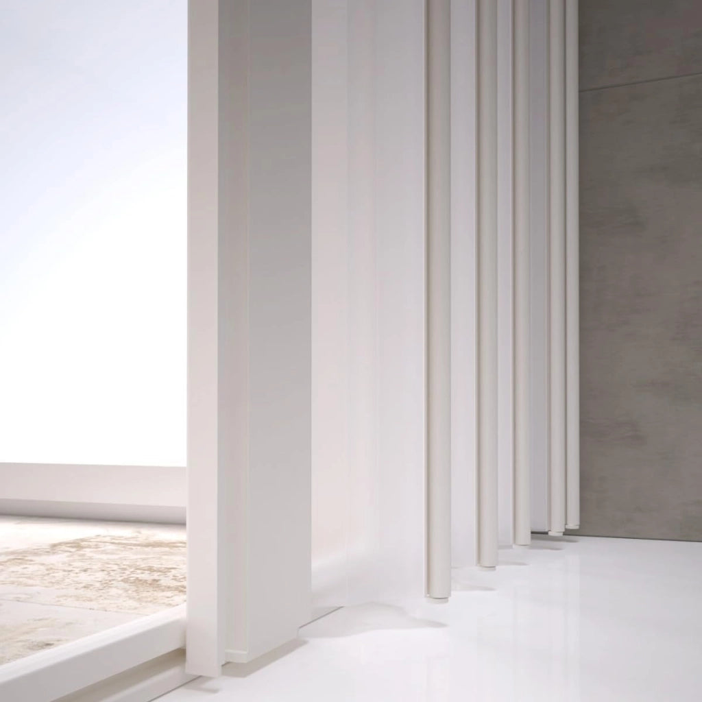 BOX DOCCIA A SOFFIETTO POINT acrilico cm. 90-110 x 185 h